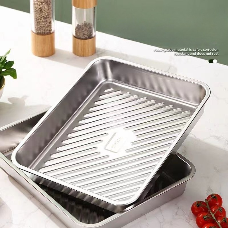 Meal Prep Menu - 304 الفولاذ المقاوم للصدأ المغطاة زلابية