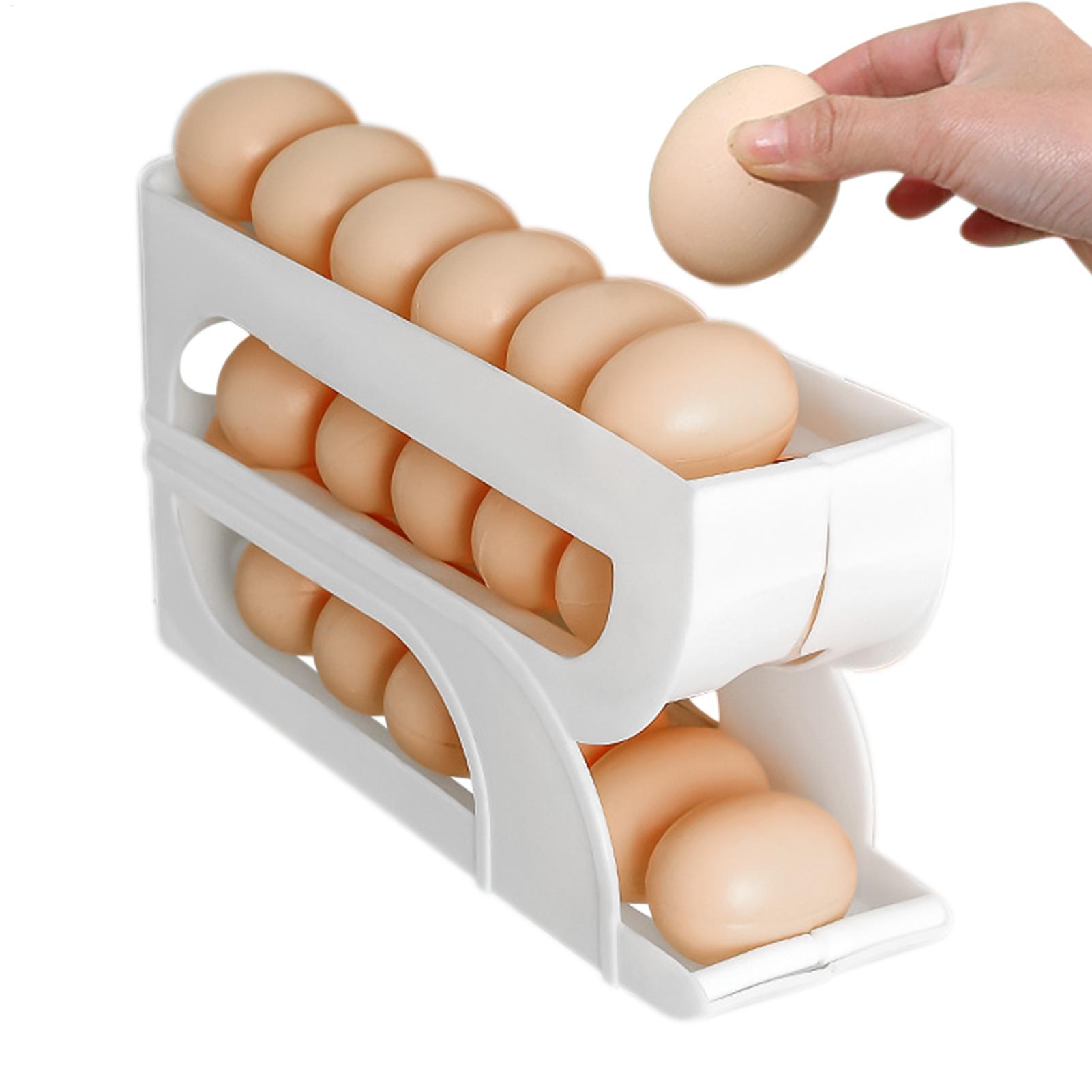 Meal Prep Egg - حامل بيض للثلاجة بثلاث طبقات مع