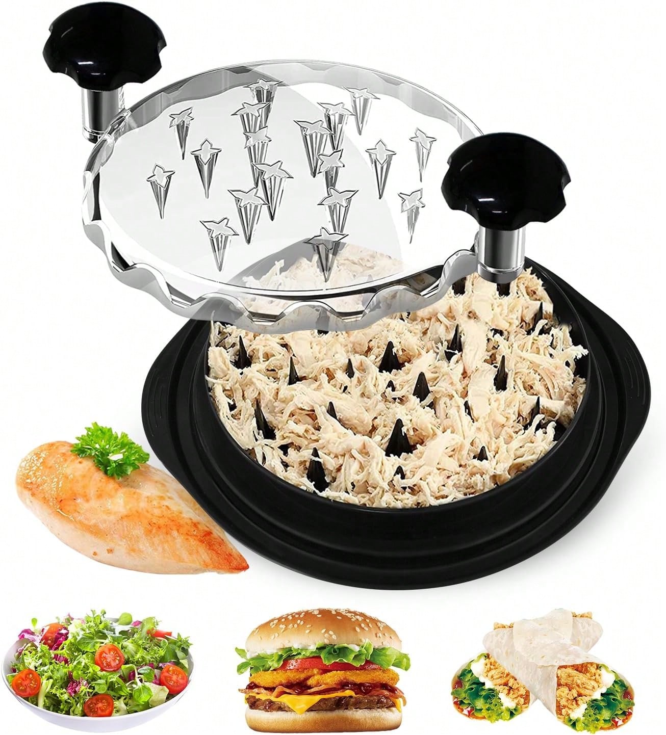 Meal Prep Dinners - أداة تقطيع الدجاج اليدوية المريحة من