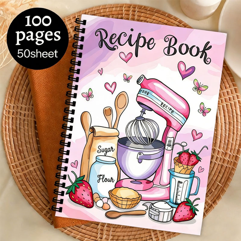 Meal Prep Menu - وصفة سجل 100 ورقة كتاب الطبخ