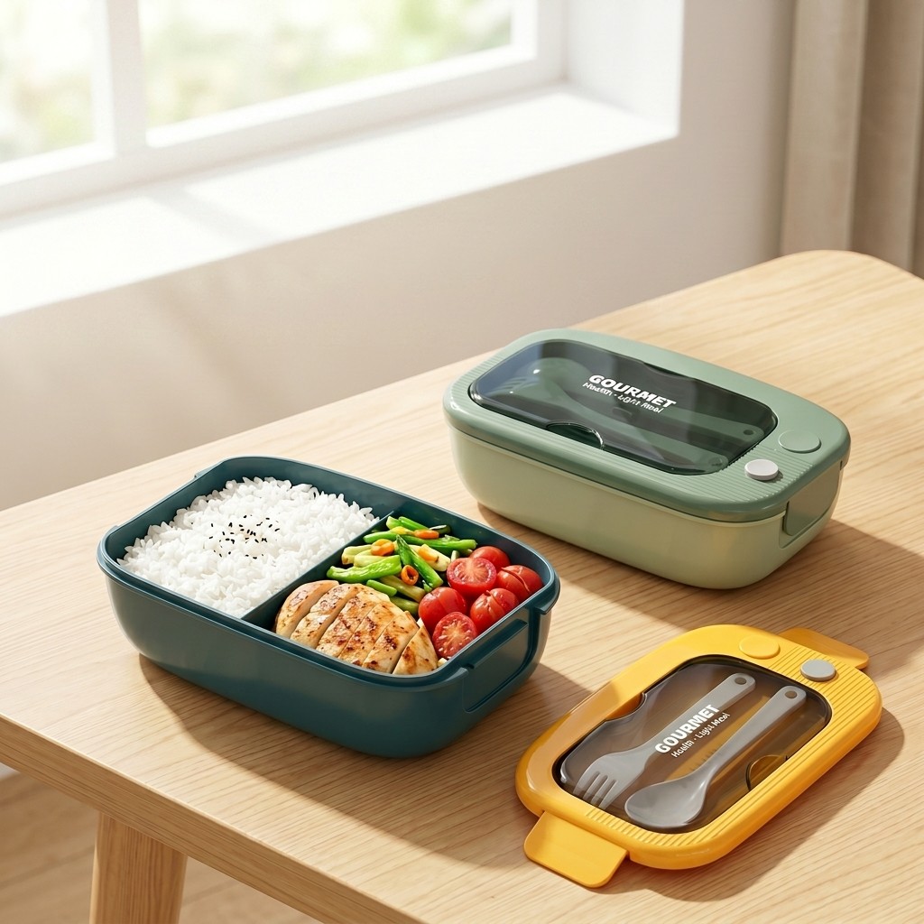 Meal Prep Dinners - علبة طعام بلاستيكية قابلة للاستخدام في