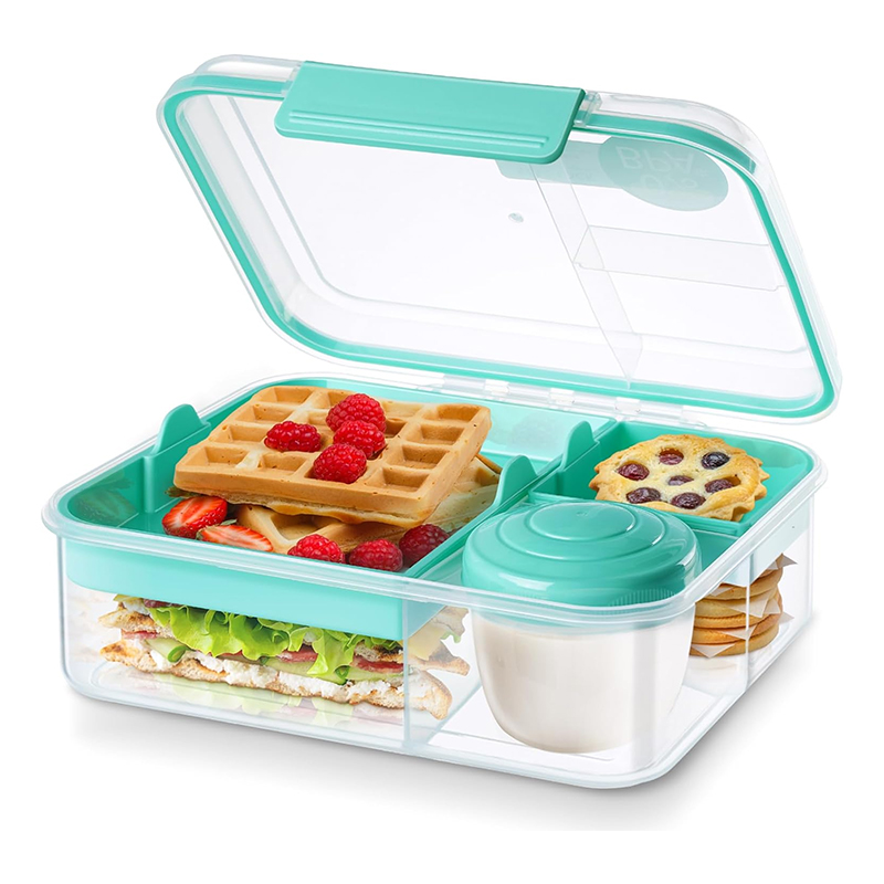 Meal Prep Menu - صندوق غداء بنتو مانع للتسرب بأربعة
