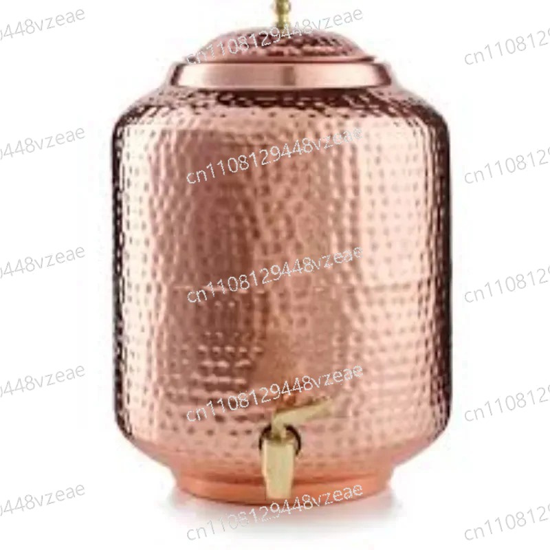 Glass Container Set - وعاء ماء نحاسي نقي بسعة 6.5