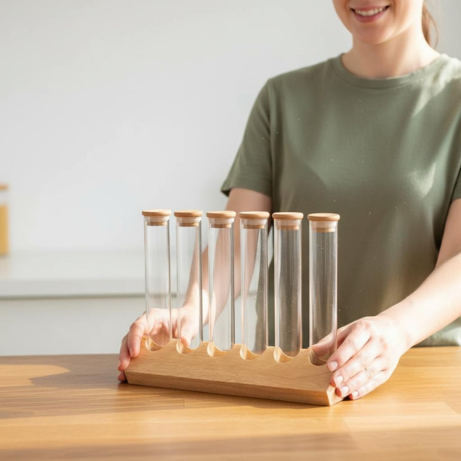 مجموعة حاويات زجاجية مع حامل خ - مراجعة Glass Container Set وسعره