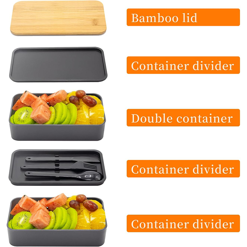 صندوق بينتو قابل للتكديس مع أو - مراجعة Meal Prep Rezepte وسعره