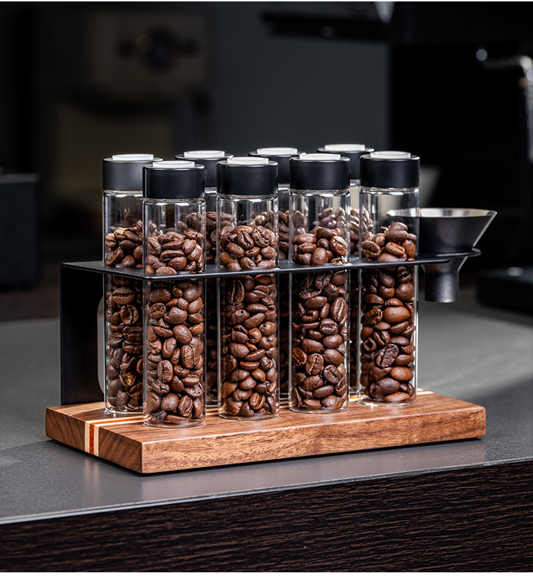 حاويات تخزين حبوب القهوة الزجا - مراجعة Glass Container Set وسعره