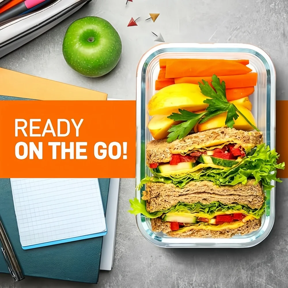 علبة غداء زجاجية خالية من مادة - مراجعة Meal Prep Rezepte وسعره