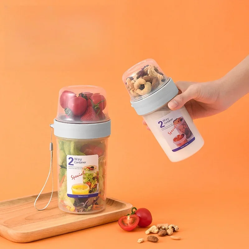 الإفطار دقيق الشوفان الحبوب ال - مراجعة Meal Prep Jar وسعره