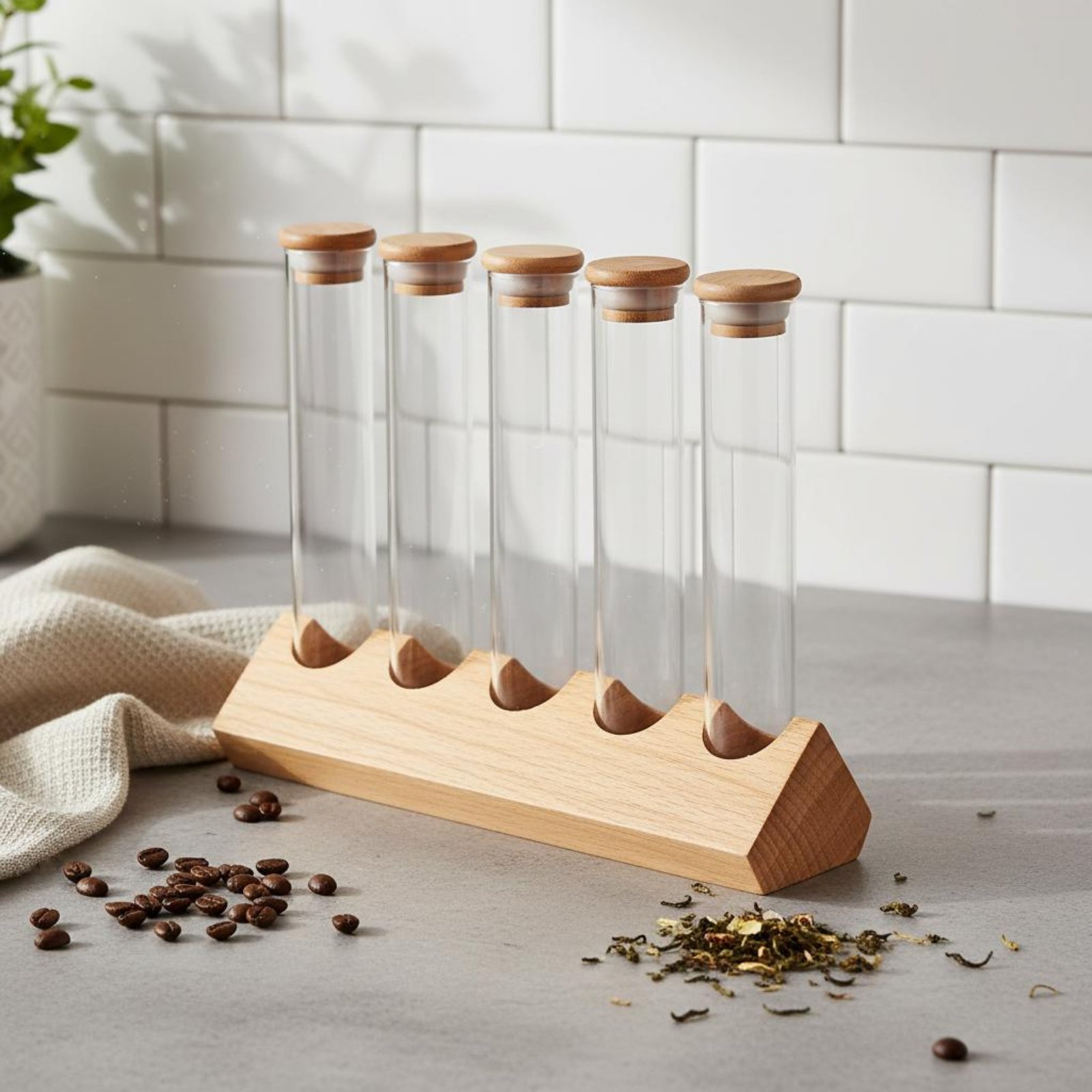 مجموعة حاويات زجاجية أنبوبية م - مراجعة Glass Container Set وسعره