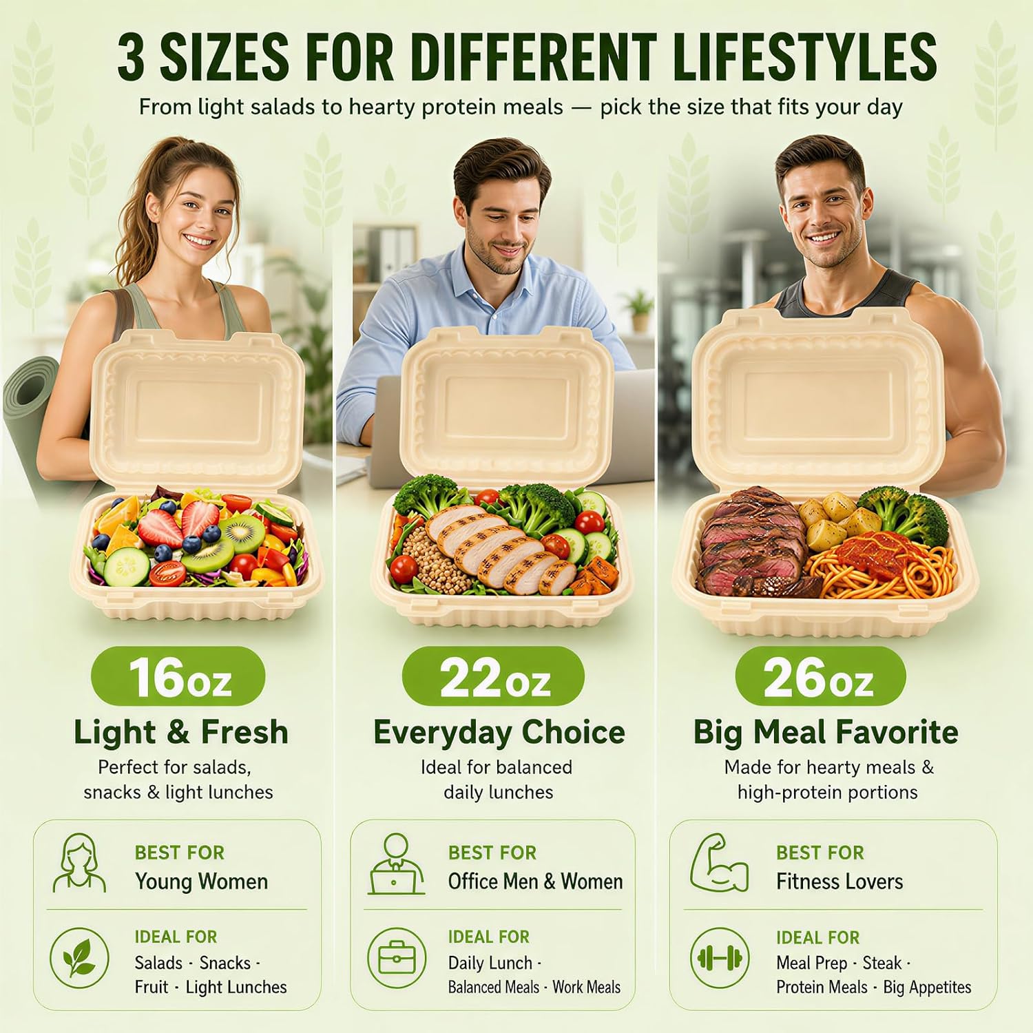 50 عبوة من حاويات الطعام القاب - مراجعة Meal Prep Dinners وسعره