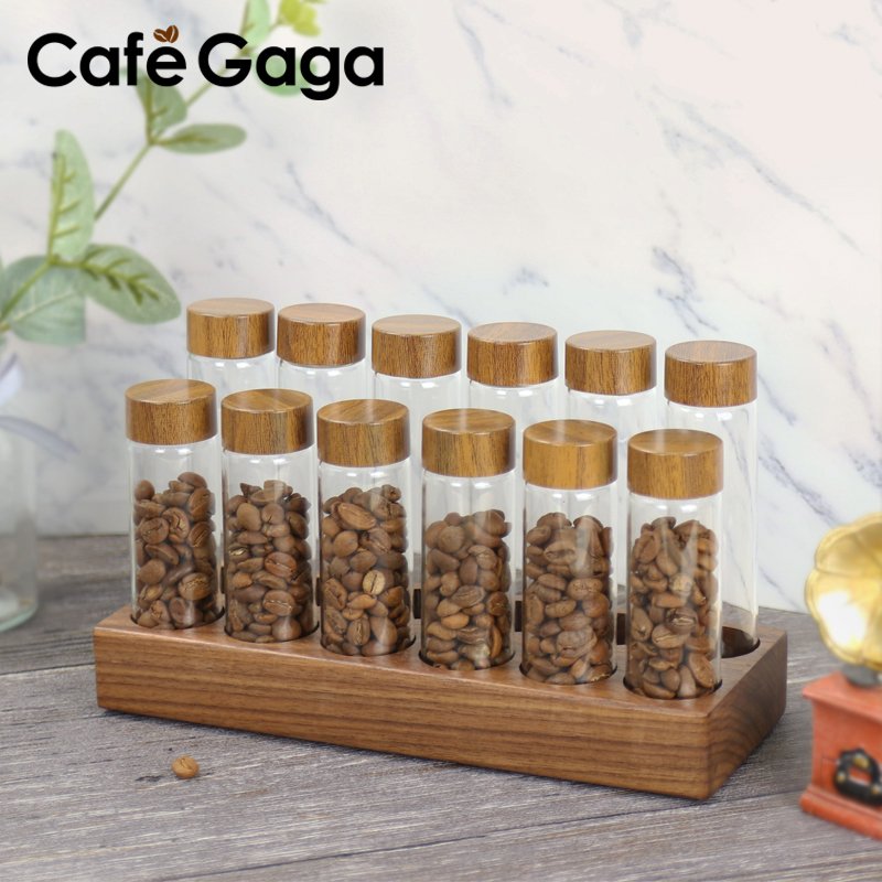 حاوية تخزين حبوب البن ، رف عرض - مراجعة Glass Container Set وسعره