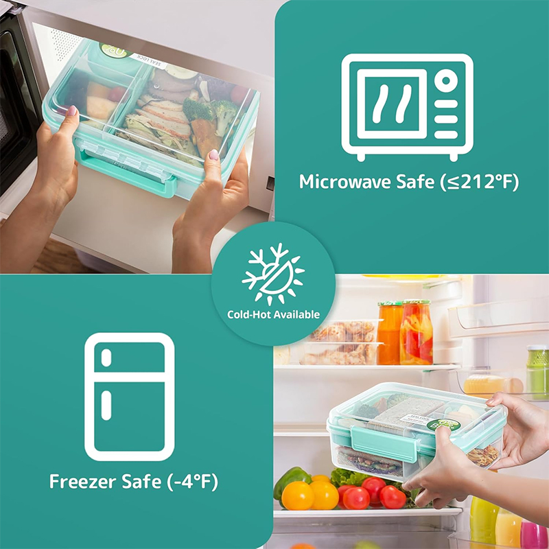 صندوق غداء بنتو مانع للتسرب بأ - مراجعة Meal Prep Menu وسعره