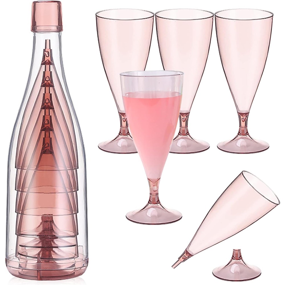 مجموعة أكواب شمبانيا ونبيذ بلا - مراجعة Glass Container Set وسعره