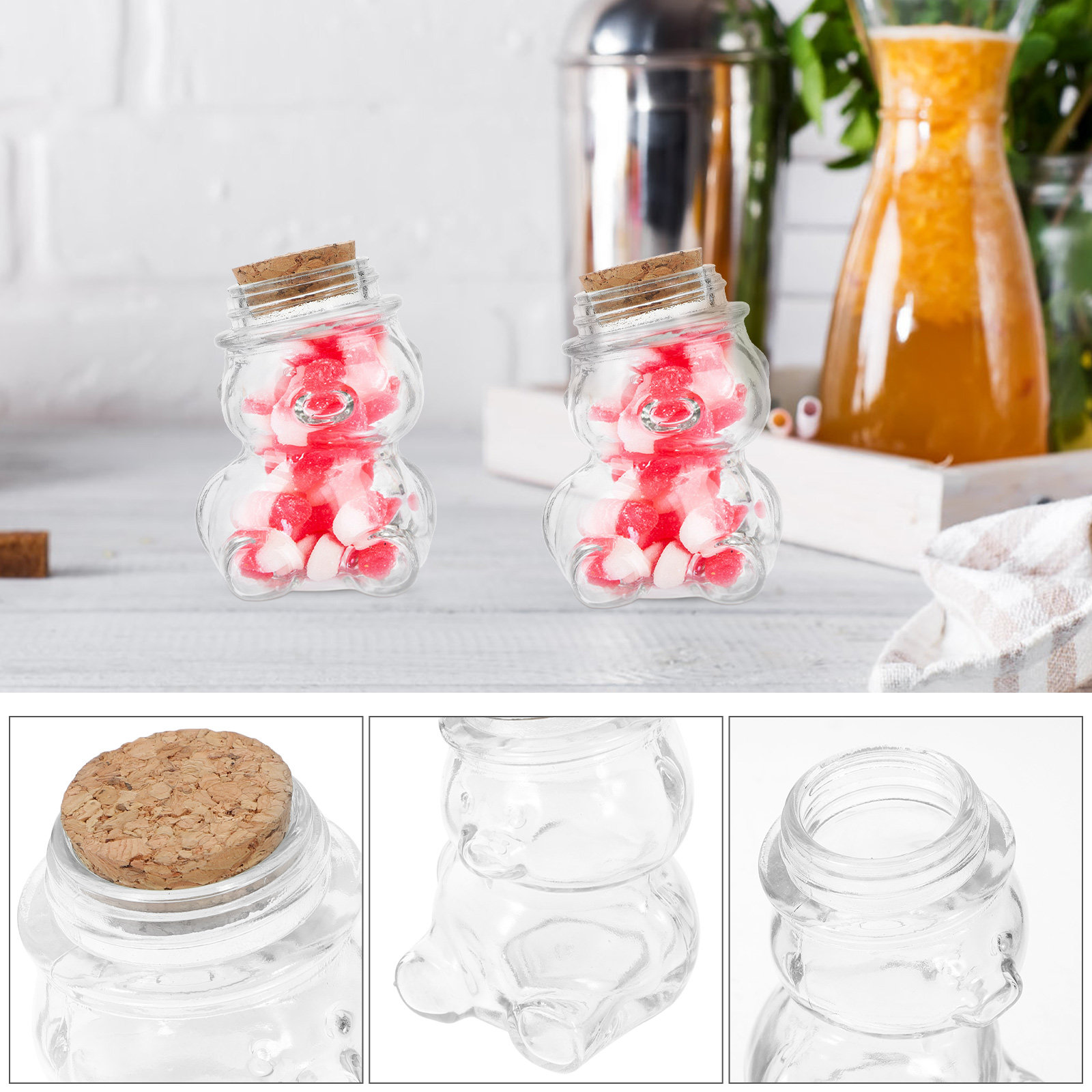 طقم من 4 أوعية زجاجية شفافة مح - مراجعة Glass Container Set وسعره