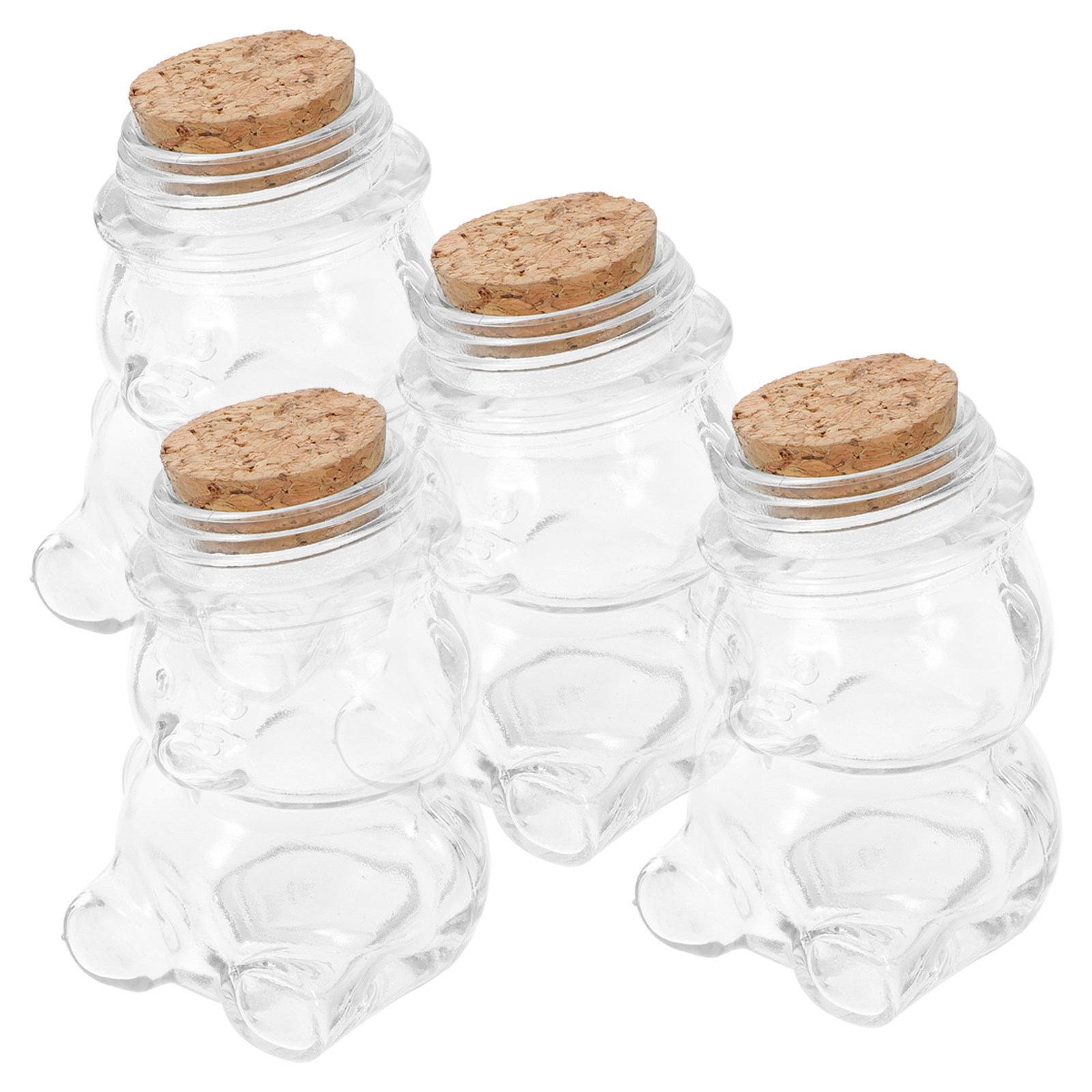 طقم من 4 أوعية زجاجية شفافة مح - مراجعة Glass Container Set وسعره