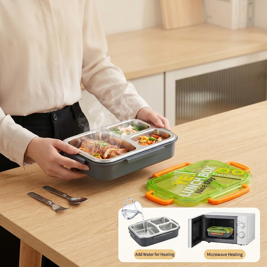 صندوق غداء بنتو من الفولاذ الم - مراجعة Meal Prep List وسعره