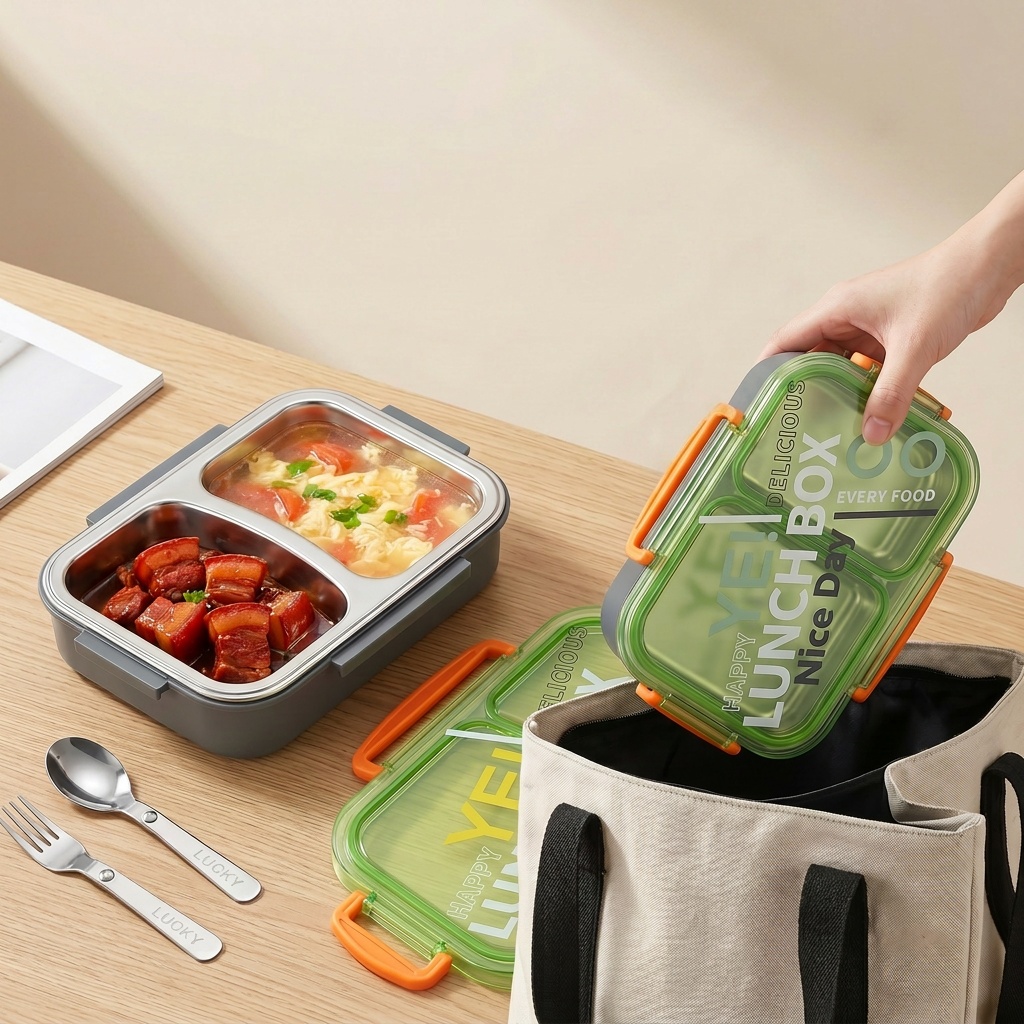 صندوق غداء بنتو من الفولاذ الم - مراجعة Meal Prep List وسعره