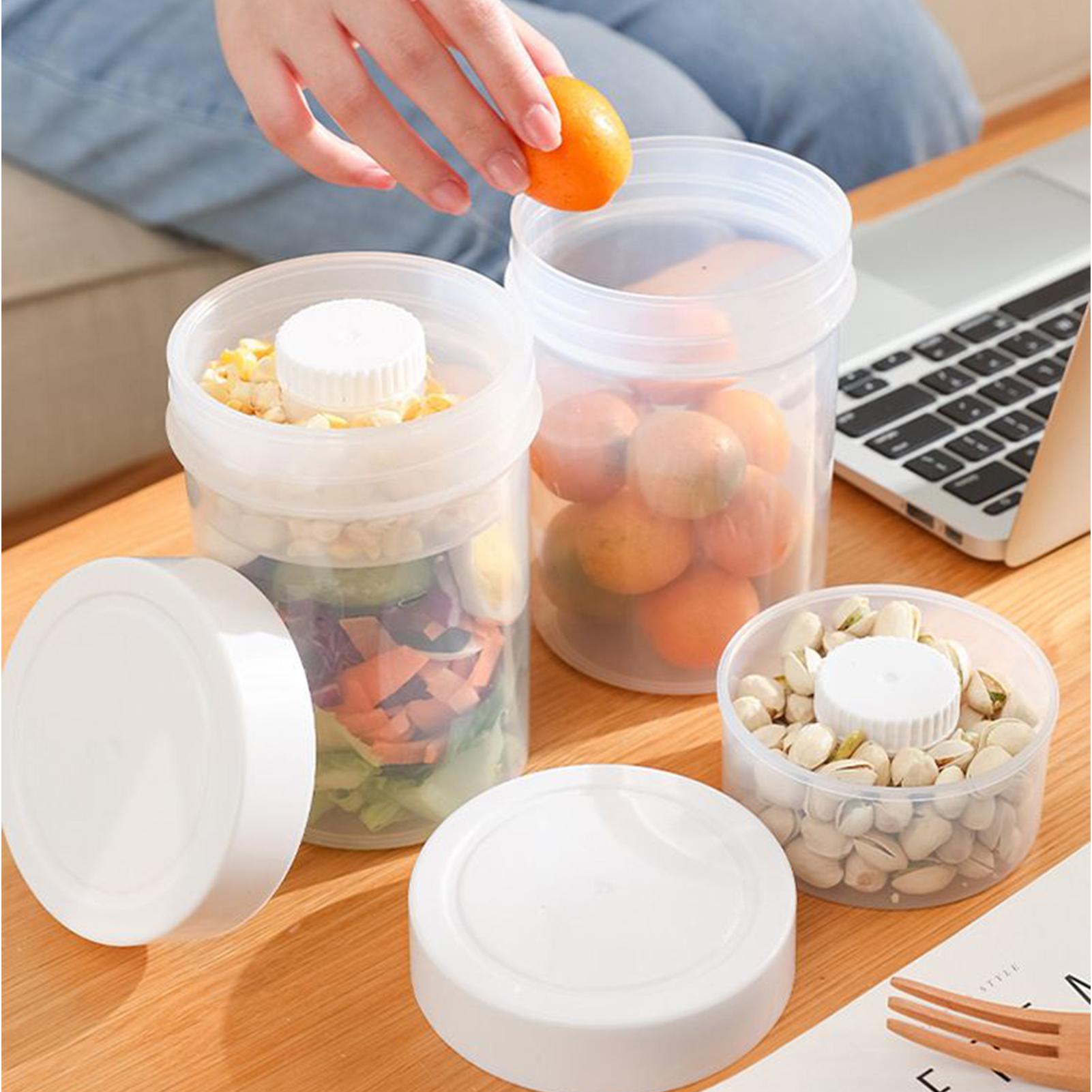 برطمانات السلطة مع أغطية إعداد - مراجعة Meal Prep Jar وسعره