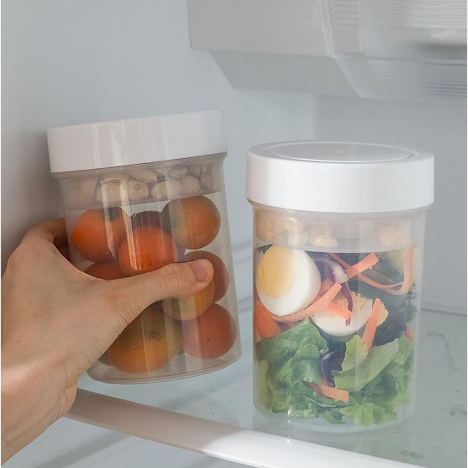 برطمانات السلطة مع أغطية إعداد - مراجعة Meal Prep Jar وسعره