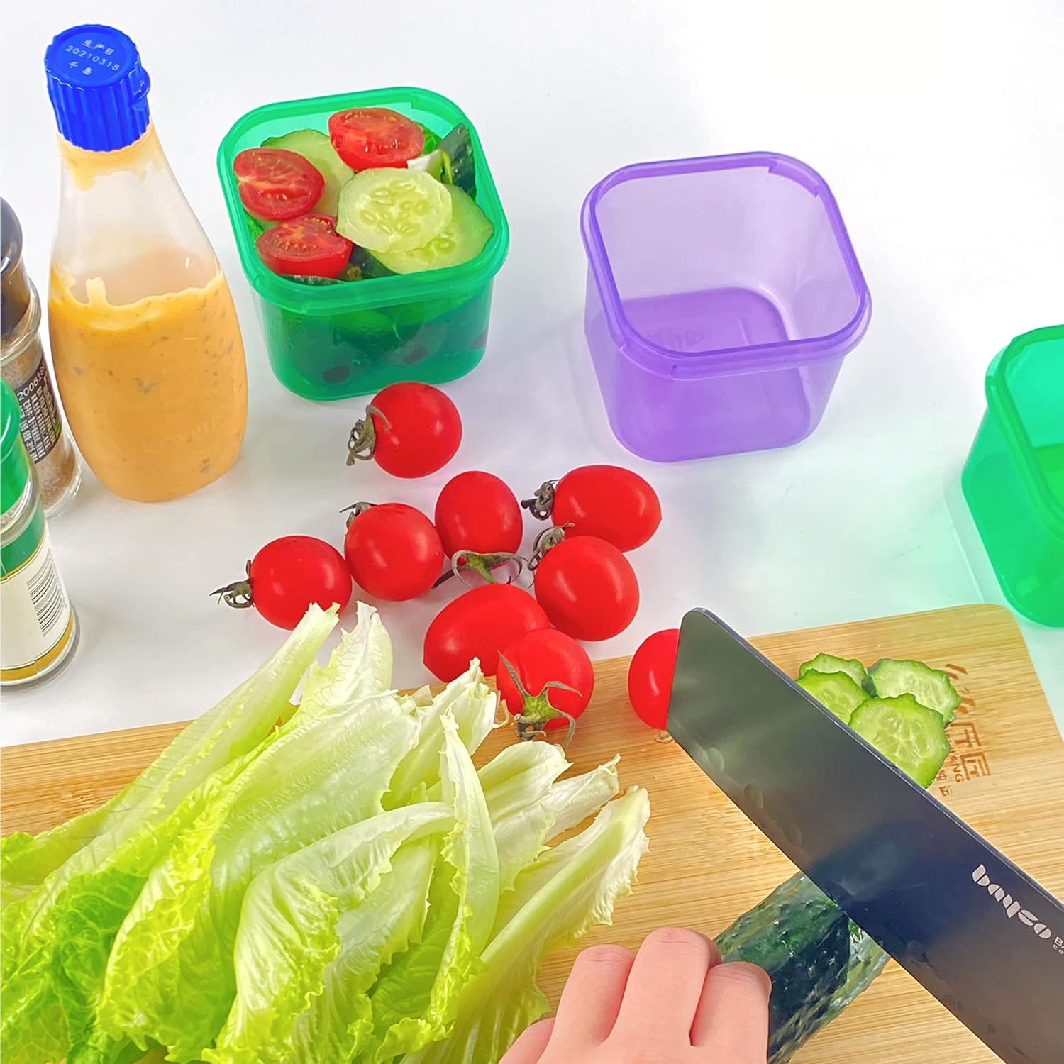 7 قطعة 21 يوم جزء التحكم الحاو - مراجعة Meal Prep For A Day وسعره