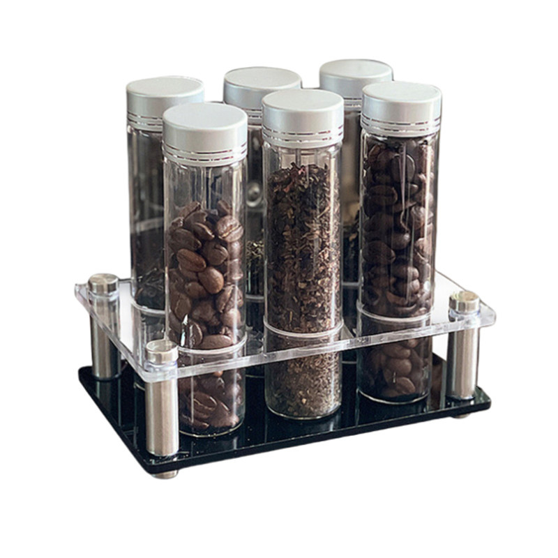 حاوية تخزين حبوب البن، وعاء تخ - مراجعة Glass Container Set وسعره