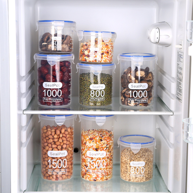 1-4 قطعة الجرار مختومة مع مقيا - مراجعة Meal Prep Jar وسعره