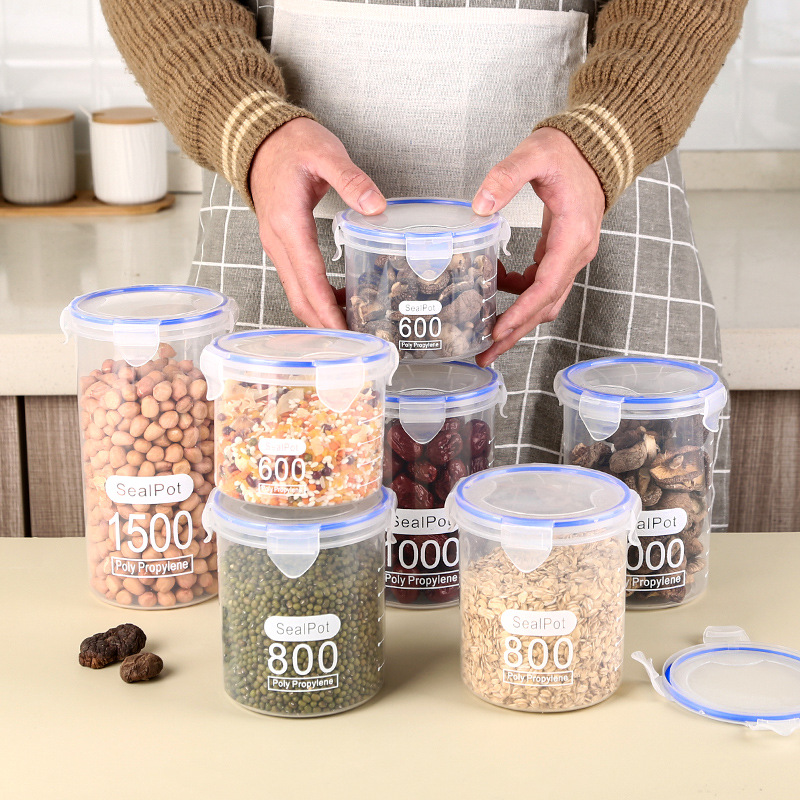 1-4 قطعة الجرار مختومة مع مقيا - مراجعة Meal Prep Jar وسعره